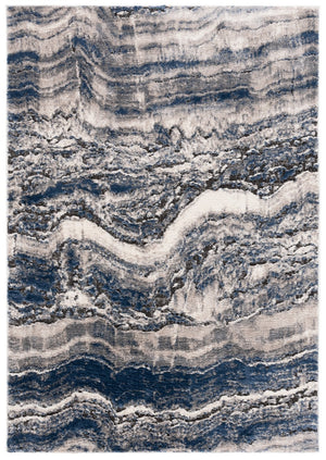 Safavieh Petra 112 Power Loomed Modern Rug Light Beige / Blue PTA112A-9