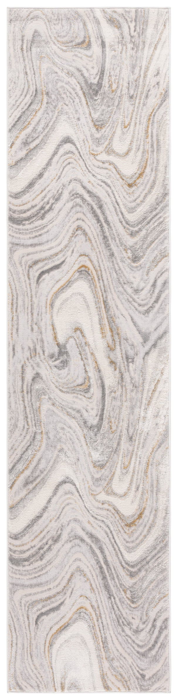 Safavieh Prestige Luxurious Area Rug - Turkish Power-loomed Design With Elegant Marble-inspired Patterns Ivory ,Grey 75% Polypropylene 25% Polyester Pte108a-7r