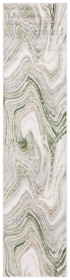 Safavieh Prestige Luxurious Area Rug - Turkish Power-loomed Design With Elegant Marble-inspired Patterns Ivory ,Light Green 75% Polypropylene 25% Polyester Pte108c-8