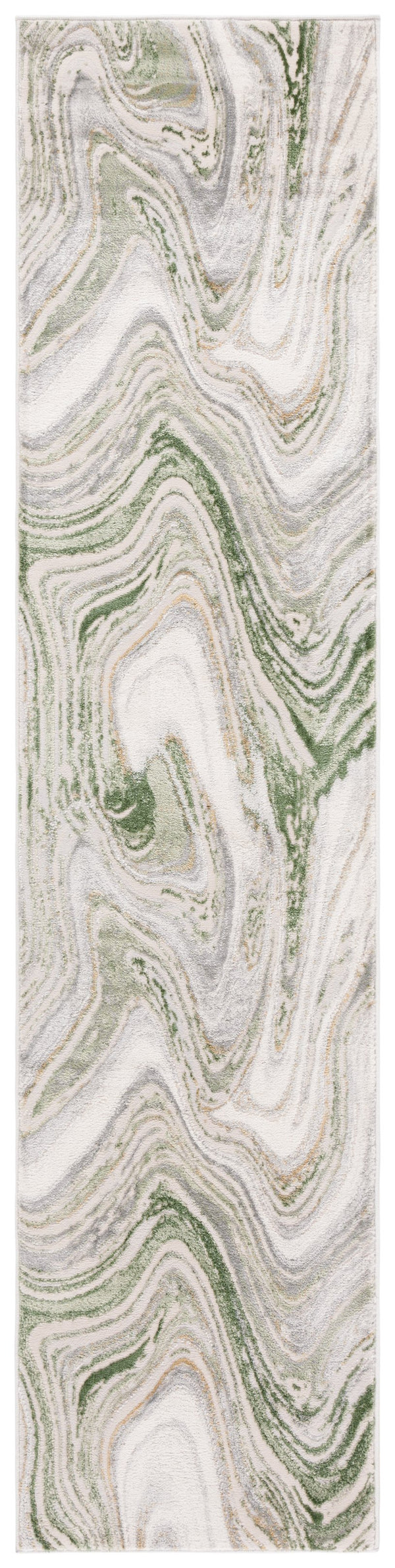 Safavieh Prestige Luxurious Area Rug - Turkish Power-loomed Design With Elegant Marble-inspired Patterns Ivory ,Light Green 75% Polypropylene 25% Polyester Pte108c-8