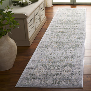 Safavieh Prestige Elegant Area Rug - Luxurious Power-loomed Design With Timeless Medallion Patterns Ivory ,Grey 75% Polypropylene 25% Polyester Pte110a-7sq