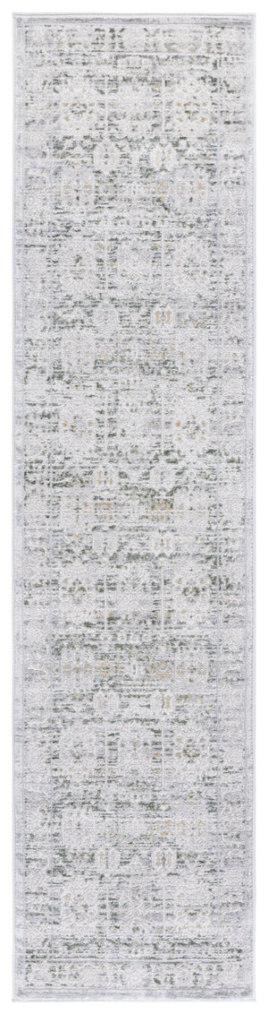 Safavieh Prestige Elegant Area Rug - Luxurious Power-loomed Design With Timeless Medallion Patterns Ivory ,Grey 75% Polypropylene 25% Polyester Pte110a-7sq