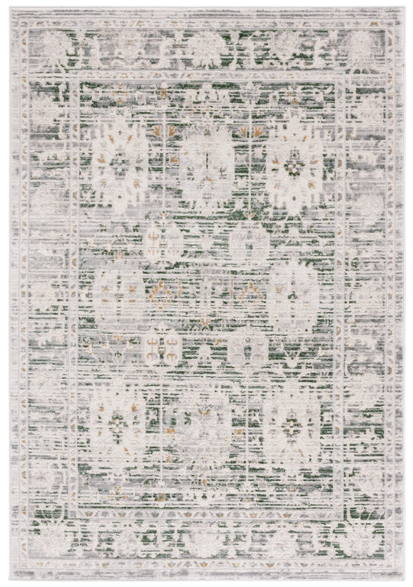 Safavieh Prestige Elegant Area Rug - Luxurious Power-loomed Design With Timeless Medallion Patterns Ivory ,Grey 75% Polypropylene 25% Polyester Pte110a-7sq