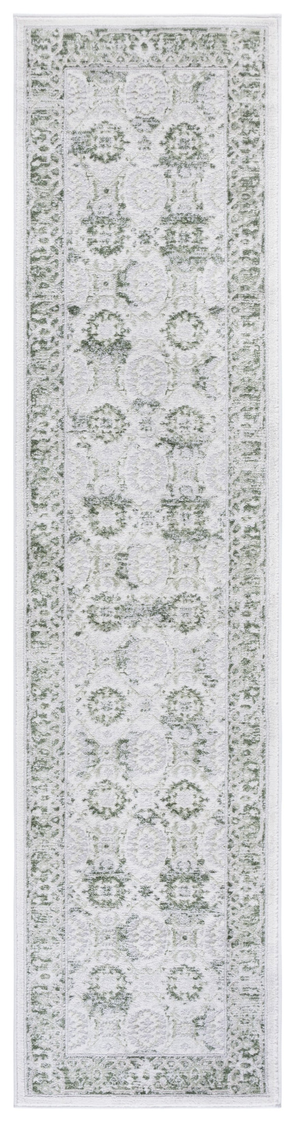 Safavieh Prestige Elegant Area Rug With Timeless Medallion Design For Sophisticated Home Decor Style Ivory ,Light Green 75% Polypropylene 25% Polyester Pte112a-9