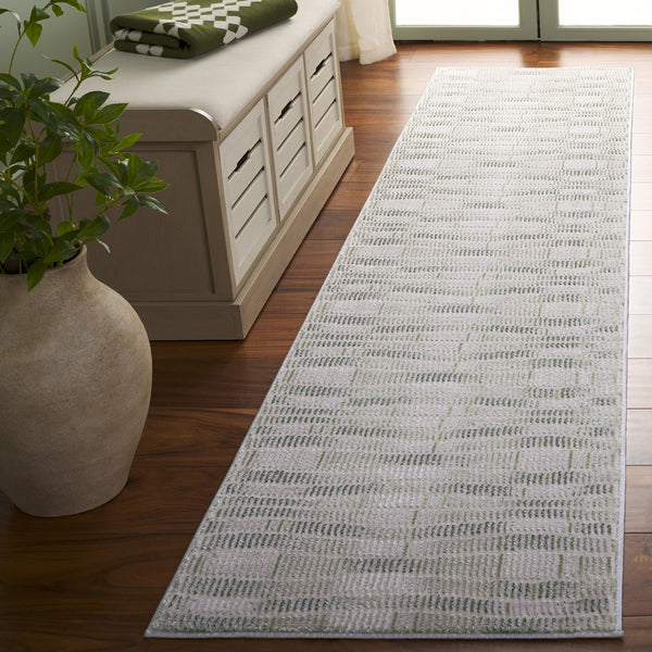 Safavieh Prestige Timeless Elegance Area Rug - Luxurious Power Loomed Design For Sophisticated Spaces Ivory ,Light Green 75% Polypropylene 25% Polyester Pte116a-4