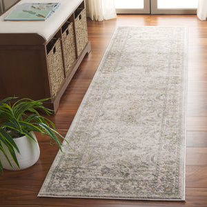 Safavieh Prestige Elegant Floral-patterned Area Rug, Luxurious Turkish Craftsmanship For Timeless Home Décor Ivory ,Grey 75% Polypropylene 25% Polyester Pte118a-8