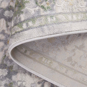 Safavieh Prestige Elegant Floral-patterned Area Rug, Luxurious Turkish Craftsmanship For Timeless Home Décor Ivory ,Grey 75% Polypropylene 25% Polyester Pte118a-8