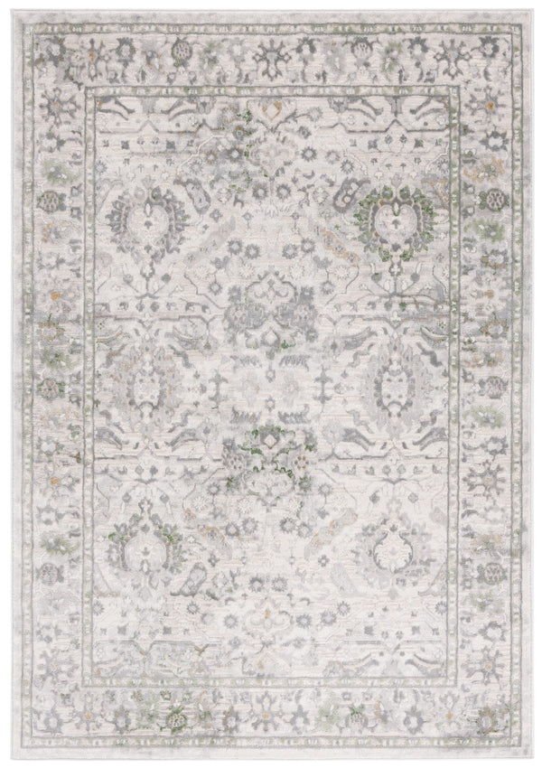 Safavieh Prestige Elegant Floral-patterned Area Rug, Luxurious Turkish Craftsmanship For Timeless Home Décor Ivory ,Grey 75% Polypropylene 25% Polyester Pte118a-8
