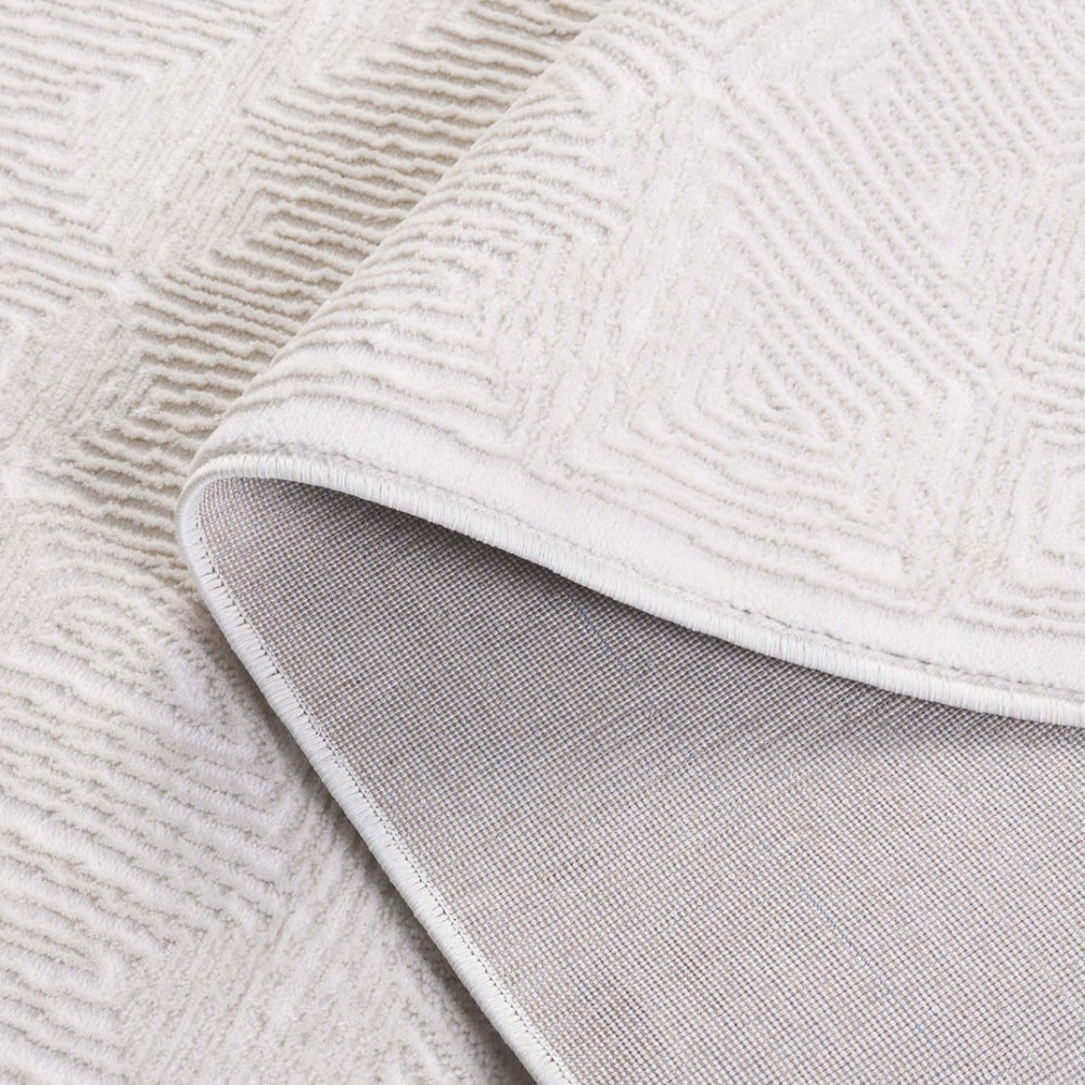 Safavieh Prestige Area Rug - Elegant Geometric Pattern For Sophisticated Home Décor, Durable & Soft Touch Ivory ,Beige 75% Polypropylene 25% Polyester Pte120a-10