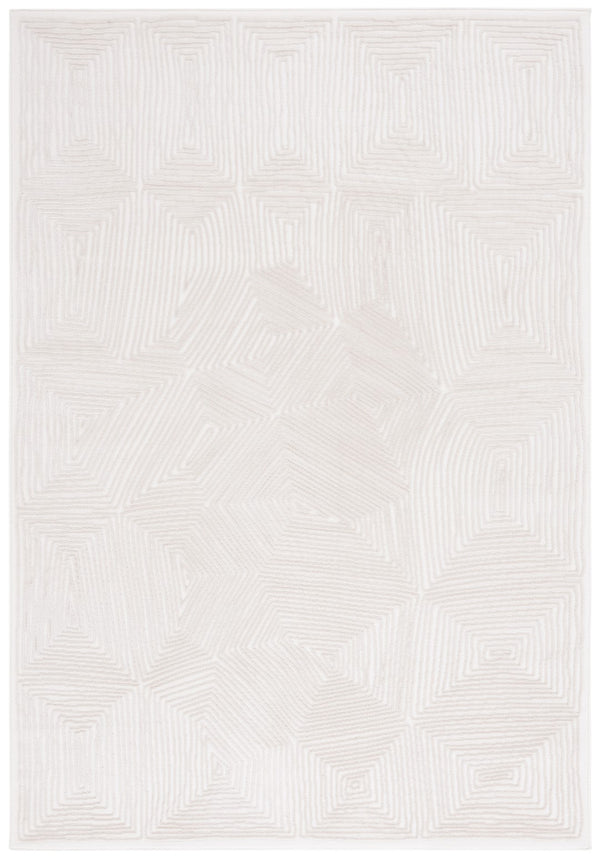 Safavieh Prestige Area Rug - Elegant Geometric Pattern For Sophisticated Home Décor, Durable & Soft Touch Ivory ,Beige 75% Polypropylene 25% Polyester Pte120a-10