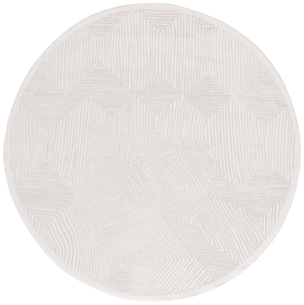 Safavieh Prestige Area Rug - Elegant Geometric Pattern For Sophisticated Home Décor, Durable & Soft Touch Ivory ,Beige 75% Polypropylene 25% Polyester Pte120a-10