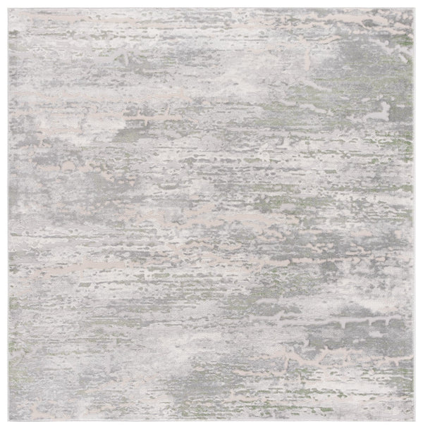 Safavieh Prestige Elegant Area Rug In Grey And Light Green - Durable, Stylish, Perfect For Any Space Ivory ,Light Green 75% Polypropylene 25% Polyester Pte122f-9