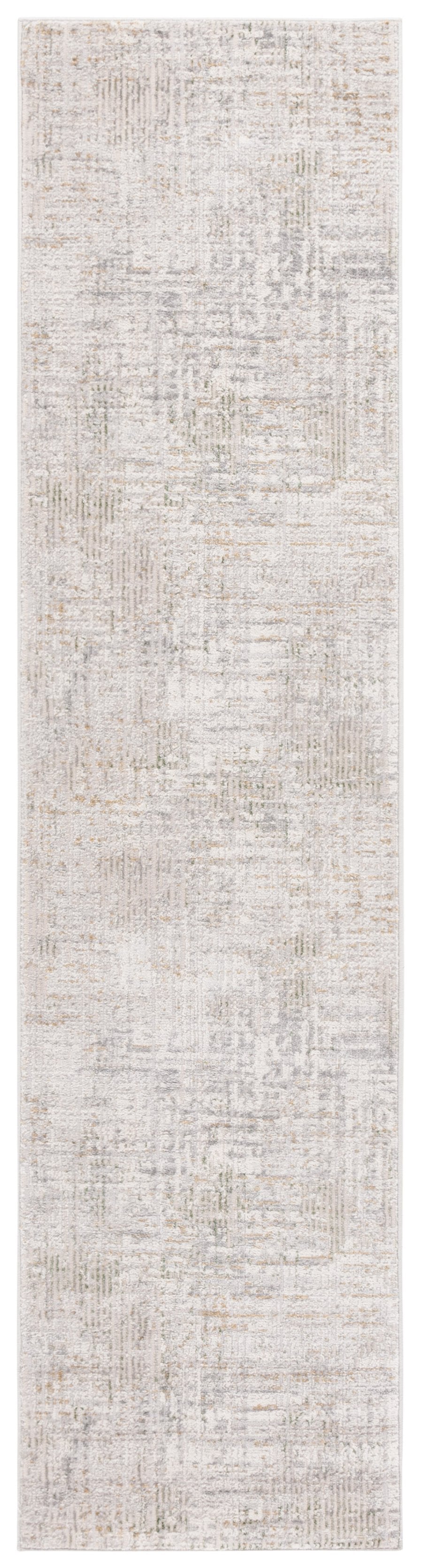 Safavieh Prestige Contemporary Abstract Area Rug - Stylish, Durable, And Cozy For Your Elegant Living Space Ivory ,Grey 75% Polypropylene 25% Polyester Pte124a-9