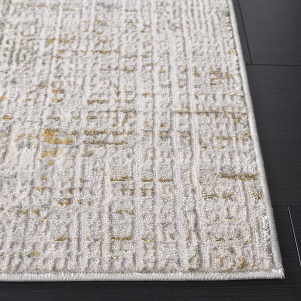 Safavieh Prestige Contemporary Abstract Area Rug - Stylish, Durable, And Cozy For Your Elegant Living Space Ivory ,Grey 75% Polypropylene 25% Polyester Pte124a-9