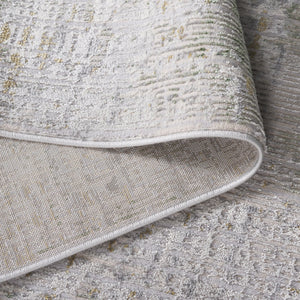 Safavieh Prestige Contemporary Abstract Area Rug - Stylish, Durable, And Cozy For Your Elegant Living Space Ivory ,Grey 75% Polypropylene 25% Polyester Pte124a-9