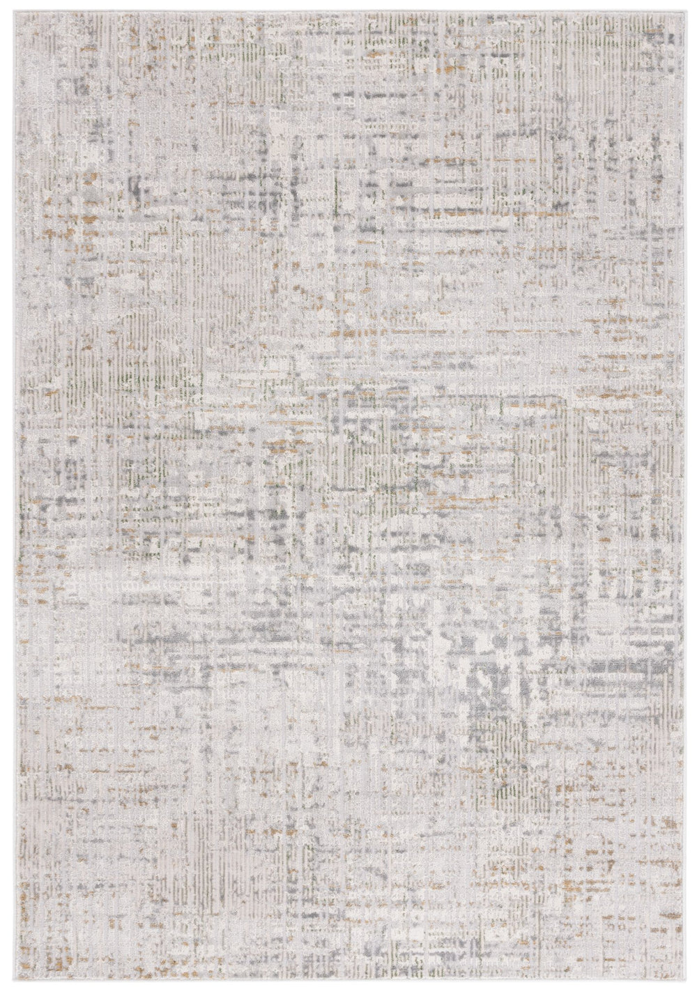 Safavieh Prestige Contemporary Abstract Area Rug - Stylish, Durable, And Cozy For Your Elegant Living Space Ivory ,Grey 75% Polypropylene 25% Polyester Pte124a-9