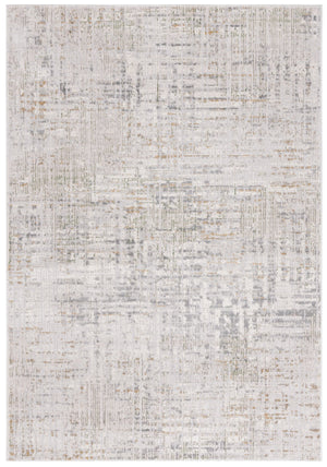 Safavieh Prestige Contemporary Abstract Area Rug - Stylish, Durable, And Cozy For Your Elegant Living Space Ivory ,Grey 75% Polypropylene 25% Polyester Pte124a-9