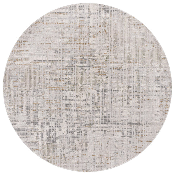 Safavieh Prestige Contemporary Abstract Area Rug - Stylish, Durable, And Cozy For Your Elegant Living Space Ivory ,Grey 75% Polypropylene 25% Polyester Pte124a-9