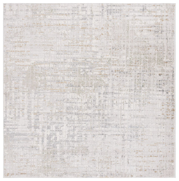 Safavieh Prestige Contemporary Abstract Area Rug - Stylish, Durable, And Cozy For Your Elegant Living Space Ivory ,Grey 75% Polypropylene 25% Polyester Pte124a-9
