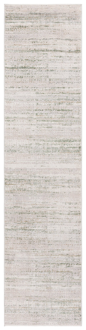 Safavieh Prestige Ivory And Light Green Runner Rug — Low Pile, Distressed Timeless Style For Hallways 2'-3" x 6'-0" PTE128B-26