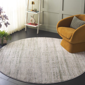 Safavieh Prestige Elegant Turkish Area Rug – Durable, Stylish, Soft Underfoot For Home Décor Enhancement Ivory ,Light Green 75% Polypropylene 25% Polyester Pte128b-5