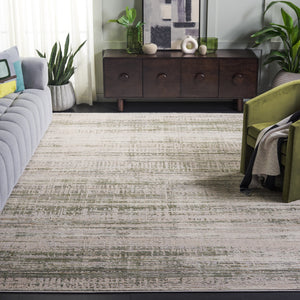 Safavieh Prestige Ivory And Light Green Runner Rug — Low Pile, Distressed Timeless Style For Hallways 2'-3" x 6'-0" PTE128B-26