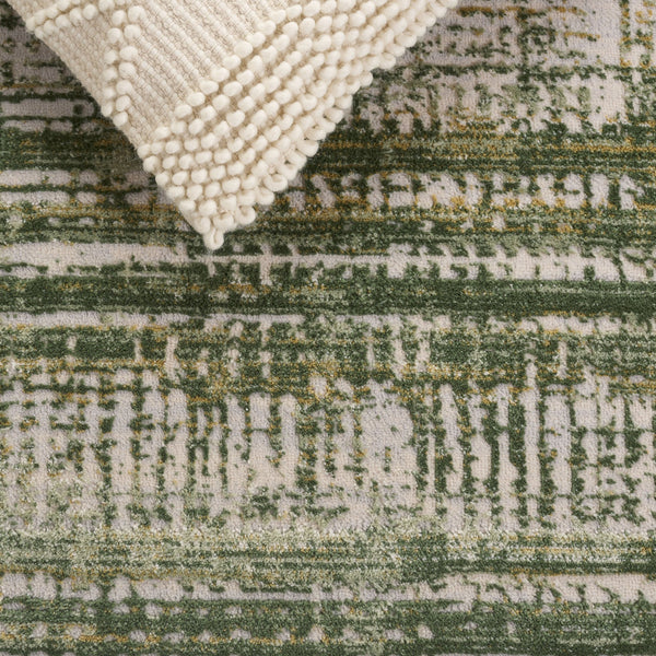 Safavieh Prestige Elegant Turkish Area Rug – Durable, Stylish, Soft Underfoot For Home Décor Enhancement Ivory ,Green 75% Polypropylene 25% Polyester Pte128c-9