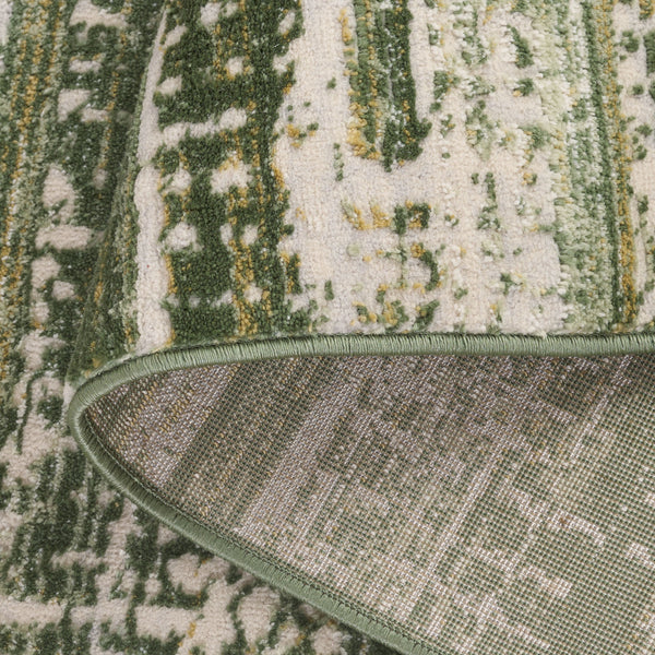 Safavieh Prestige Modern Ivory Green Low-Profile Area Rug — Power-Loomed Turkish Craft, Durable Soft Feel 2'-3" x 4'-0" PTE128C-24