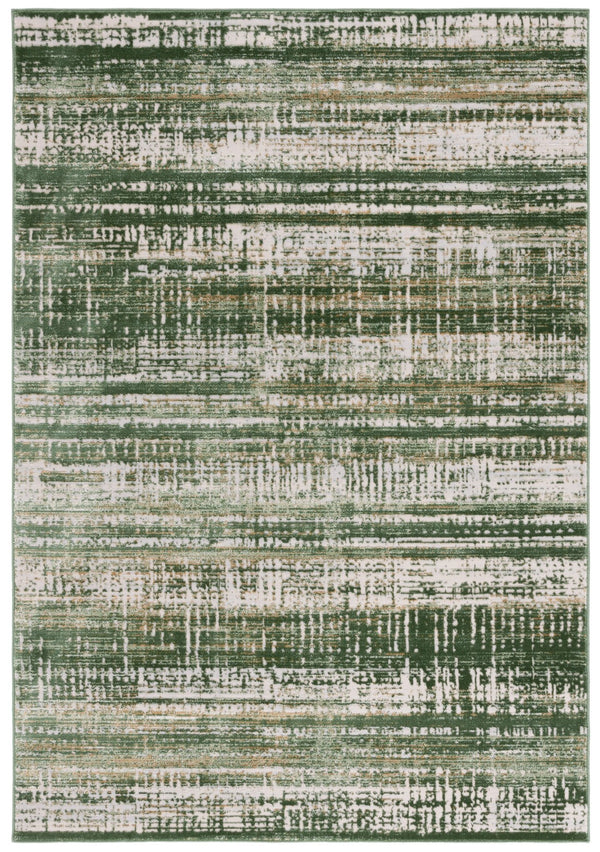 Safavieh Prestige Elegant Turkish Area Rug – Durable, Stylish, Soft Underfoot For Home Décor Enhancement Ivory ,Green 75% Polypropylene 25% Polyester Pte128c-9