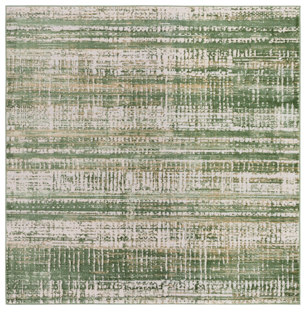 Safavieh Prestige Elegant Turkish Area Rug – Durable, Stylish, Soft Underfoot For Home Décor Enhancement Ivory ,Green 75% Polypropylene 25% Polyester Pte128c-9