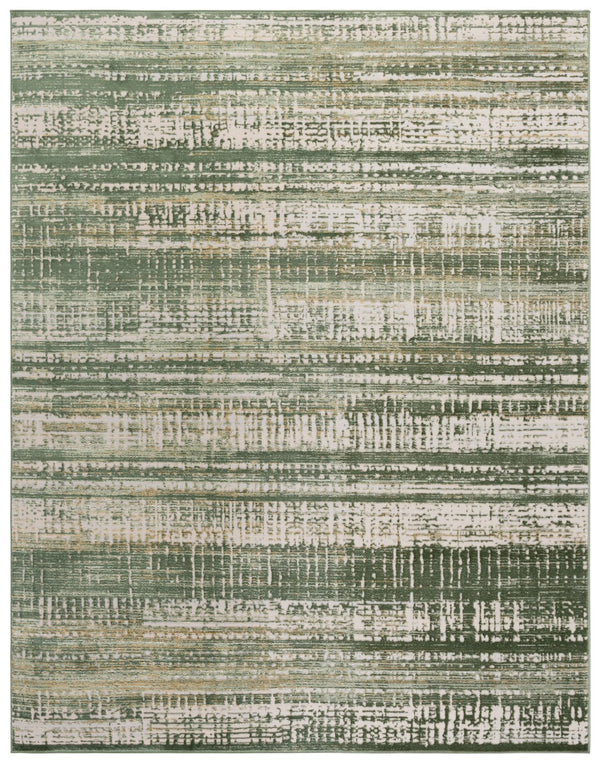 Safavieh Prestige Elegant Turkish Area Rug – Durable, Stylish, Soft Underfoot For Home Décor Enhancement Ivory ,Green 75% Polypropylene 25% Polyester Pte128c-9