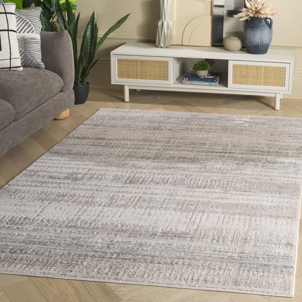 Safavieh Prestige 5x7 Ivory And Grey Area Rug - Luxurious Turkish Design, Durable, Comfortable, And Stylish Ivory ,Grey 75%Pp_25%Pes Pte128f-5