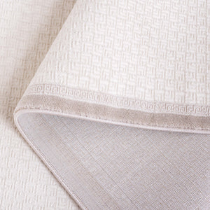 Safavieh Prestige Elegant Round Area Rug - Timeless Turkish Design For Luxury Living Spaces And Comfort Ivory ,Beige 75% Polypropylene 25% Polyester Pte132a-8