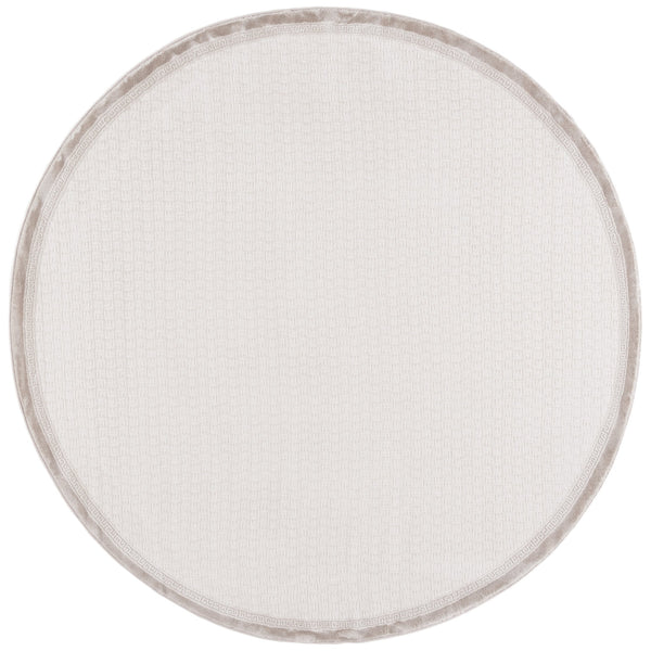 Safavieh Prestige Elegant Round Area Rug - Timeless Turkish Design For Luxury Living Spaces And Comfort Ivory ,Beige 75% Polypropylene 25% Polyester Pte132a-8