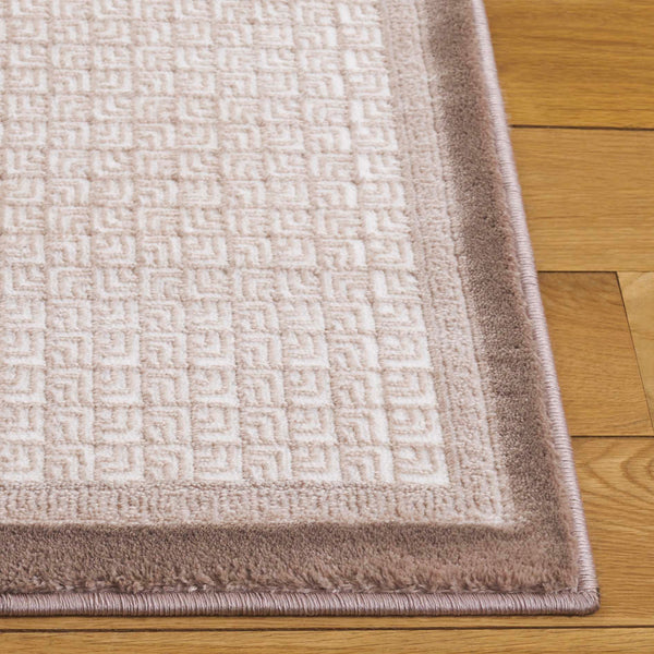 Safavieh Prestige Elegant Round Area Rug - Timeless Turkish Design For Luxury Living Spaces And Comfort Ivory ,Brown 75% Polypropylene 25% Polyester Pte132b-5