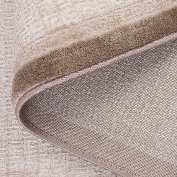 Safavieh Prestige Elegant Round Area Rug - Timeless Turkish Design For Luxury Living Spaces And Comfort Ivory ,Brown 75% Polypropylene 25% Polyester Pte132b-5