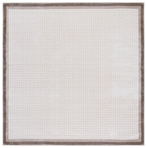 Safavieh Prestige Elegant Round Area Rug - Timeless Turkish Design For Luxury Living Spaces And Comfort Ivory ,Brown 75% Polypropylene 25% Polyester Pte132b-5