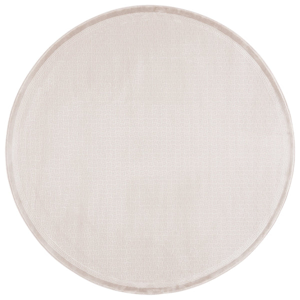 Safavieh Prestige Elegant Round Area Rug - Timeless Turkish Design For Luxury Living Spaces And Comfort Beige 75% Polypropylene 25% Polyester Pte132c-5
