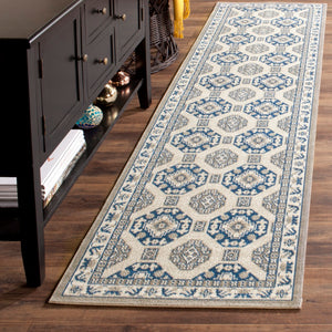 Safavieh Patina Exquisite Area Rug - Timeless Elegance Meets Modern Craftsmanship For Any Room Decor Blue ,Ivory Polypropylene Pile Ptn320d-4sq