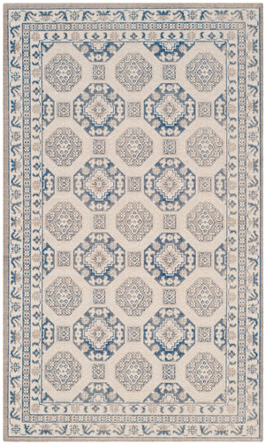 Safavieh Patina Exquisite Area Rug - Timeless Elegance Meets Modern Craftsmanship For Any Room Decor Blue ,Ivory Polypropylene Pile Ptn320d-4sq