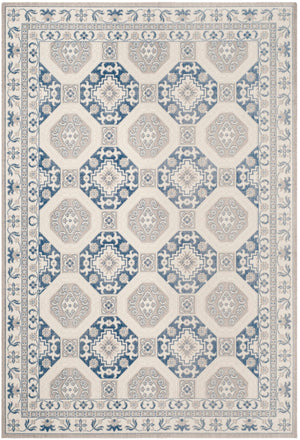 Safavieh Patina Exquisite Area Rug - Timeless Elegance Meets Modern Craftsmanship For Any Room Decor Blue ,Ivory Polypropylene Pile Ptn320d-4sq