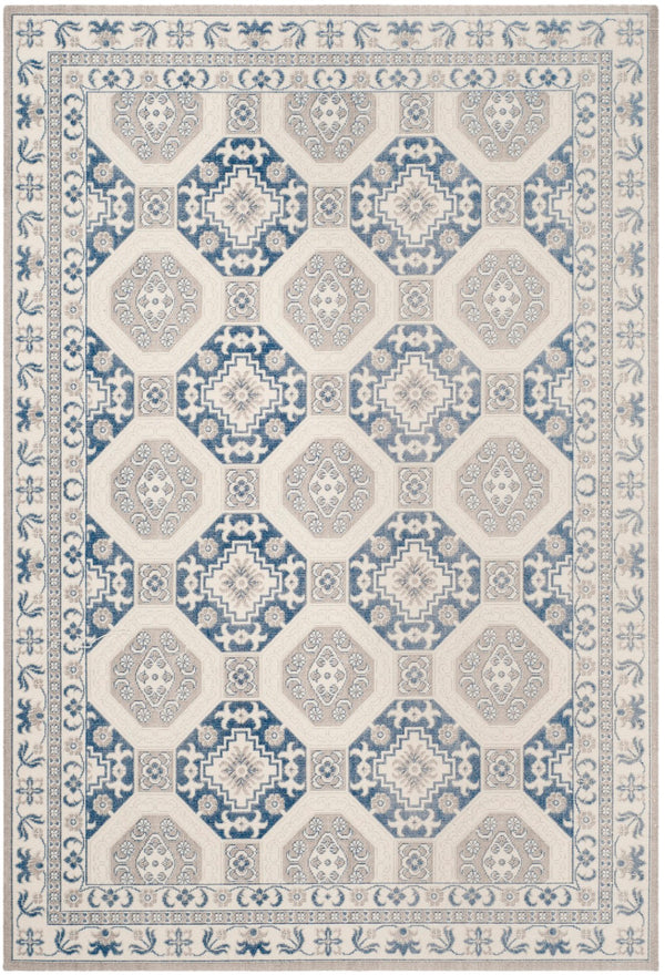 Safavieh Patina Exquisite Area Rug - Timeless Elegance Meets Modern Craftsmanship For Any Room Decor Blue ,Ivory Polypropylene Pile Ptn320d-4sq