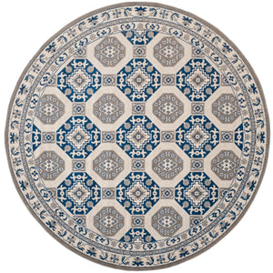 Safavieh Patina Exquisite Area Rug - Timeless Elegance Meets Modern Craftsmanship For Any Room Decor Blue ,Ivory Polypropylene Pile Ptn320d-4sq