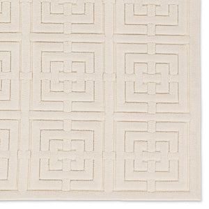 Jaipur Living Petros Marvelle Ptr01 Powerloomed Machinemade 100% Polyester Contemporary Geometric Indoor Rug Cream 100% Polyester Rug158467