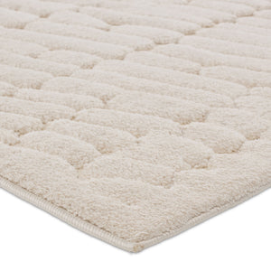 Jaipur Living Petros Barros Ptr02 Powerloomed Machinemade 100% Polyester Contemporary Abstract Indoor Rug Cream 100% Polyester Rug158472