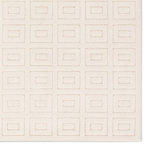 Jaipur Living Petros Barnett Ptr05 Powerloomed Machinemade 100% Polyester Geometric Geometric Indoor Rug Ivory 100% Polyester Rug159377
