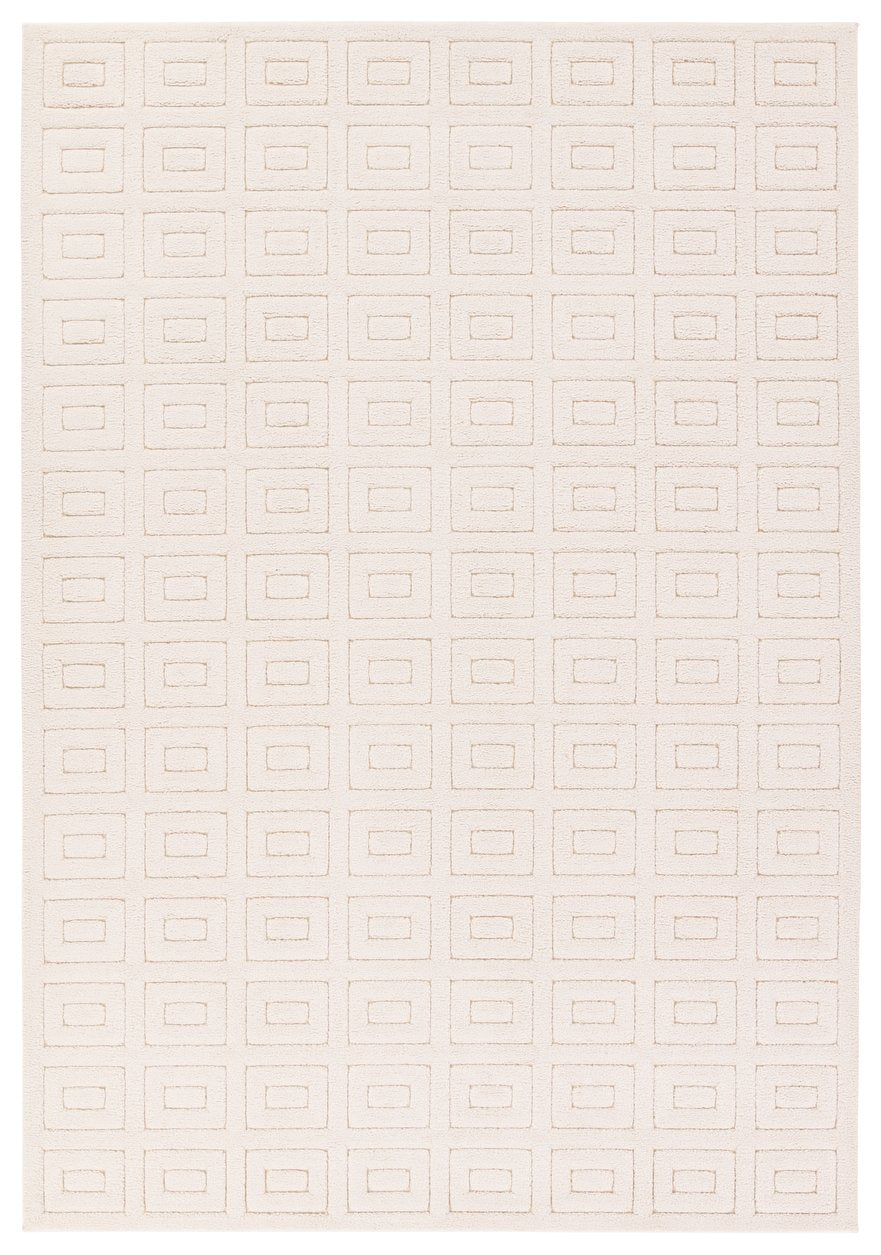 Jaipur Living Petros Barnett Ptr05 Powerloomed Machinemade 100% Polyester Geometric Geometric Indoor Rug Ivory 100% Polyester Rug159377