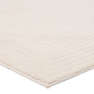 Jaipur Living Jaipur Living Archias Chenille Geometric Rug Cream High Low Pile Bohemian Accent RSW104781