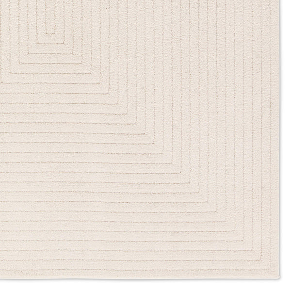 Jaipur Living Jaipur Living Archias Chenille Geometric Rug Cream High Low Pile Bohemian Accent RSW104781
