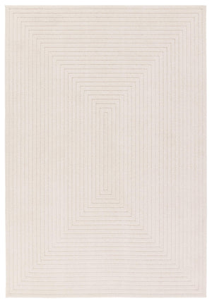 Jaipur Living Jaipur Living Archias Chenille Geometric Rug Cream High Low Pile Bohemian Accent RSW104781